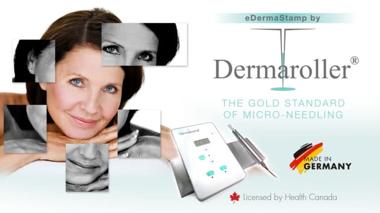 eDermaStamp by Dermaroller - the gold standard of micro-needling, made in Germany, licensed by Health Canada